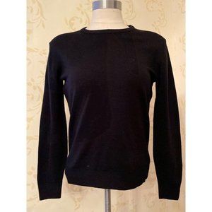 Paris Jaeger 100% Wool Black Sweater Ladies Medium
